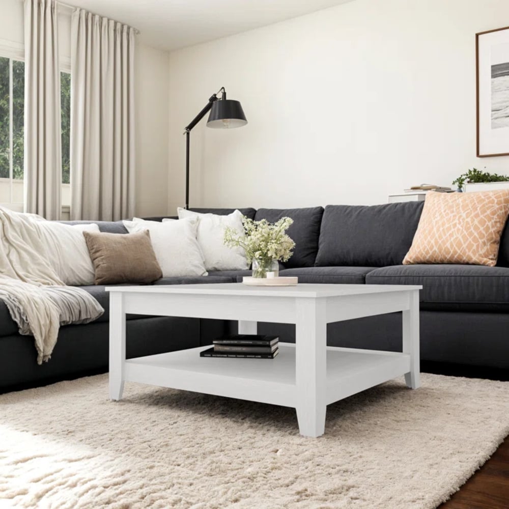 MESA DE CENTRO KAEL BLANCO RYR MUEBLES - 1