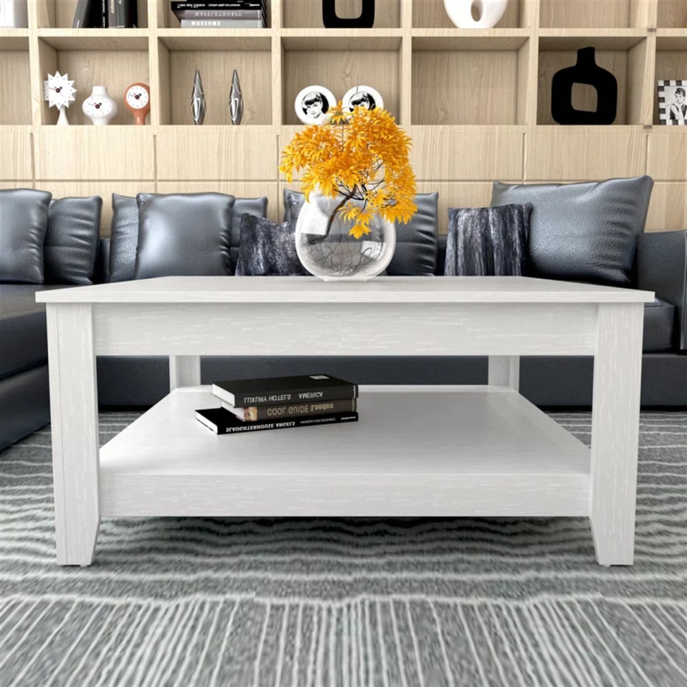MESA DE CENTRO KAEL BLANCO RYR MUEBLES - 2