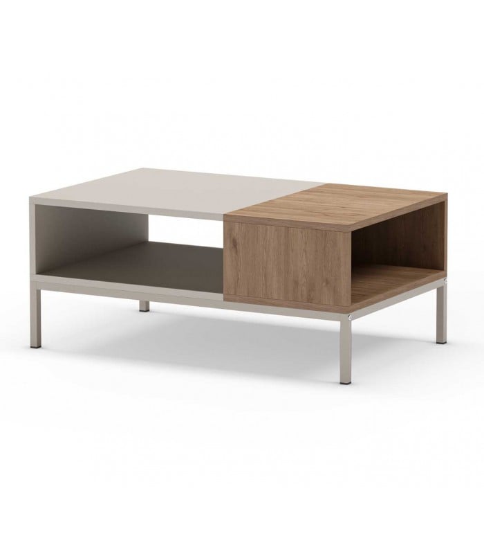 MESA DE CENTRO MODERNO CARLOS CARTAGENA Y ÁMBAR RYR MUEBLES - 4