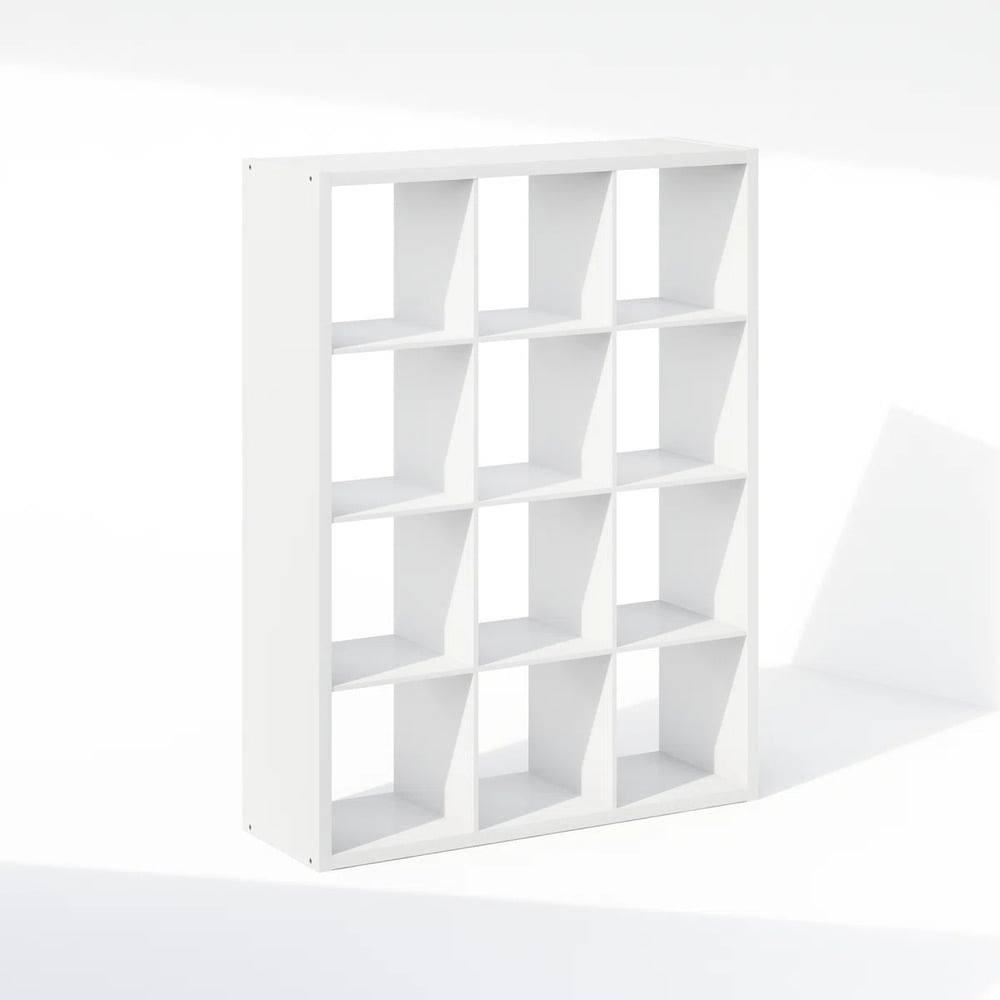 ESTANTE MODERNO 12 ESPACIOS 37 CM KENGO BLANCO RYR MUEBLES - 2