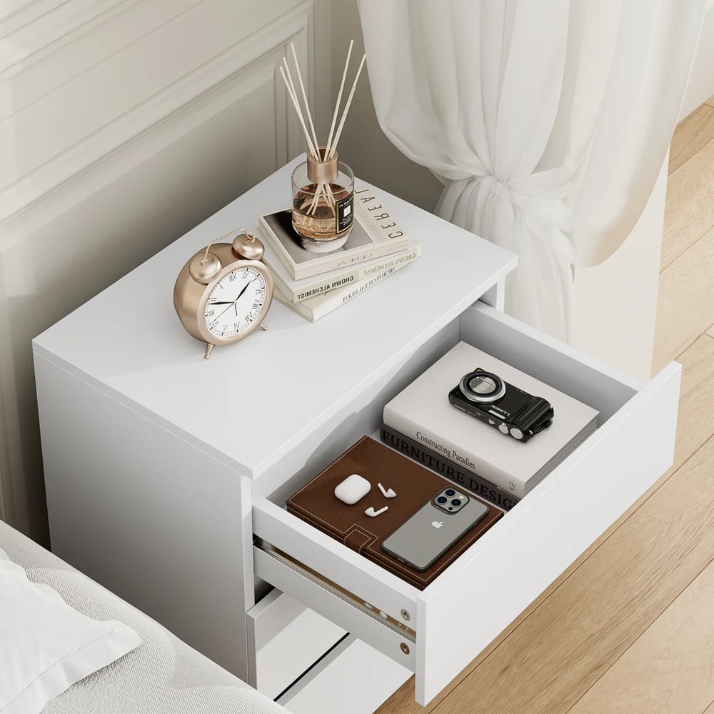 PACK 2 VELADORES MODERNO MATT BLANCO RYR MUEBLES - 2