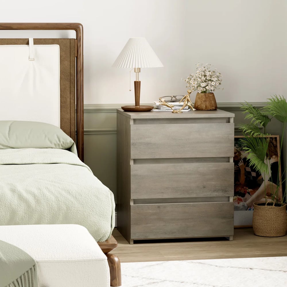 PACK 2 VELADORES MODERNO MATT CEMENTO RYR MUEBLES - 3