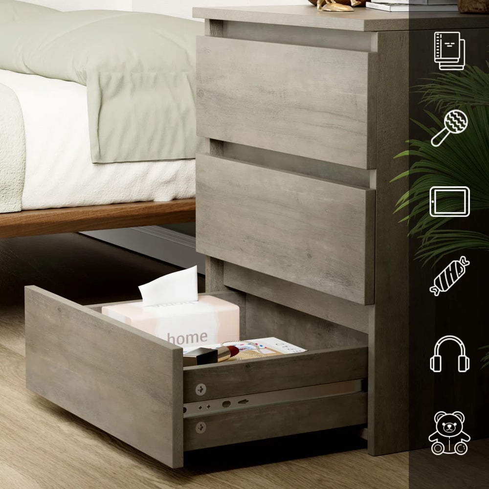 PACK 2 VELADORES MODERNO MATT CEMENTO RYR MUEBLES - 4