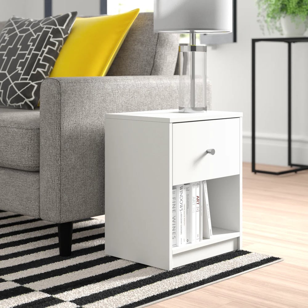 VELADOR MODERNO GUS BLANCO RYR MUEBLES - 1