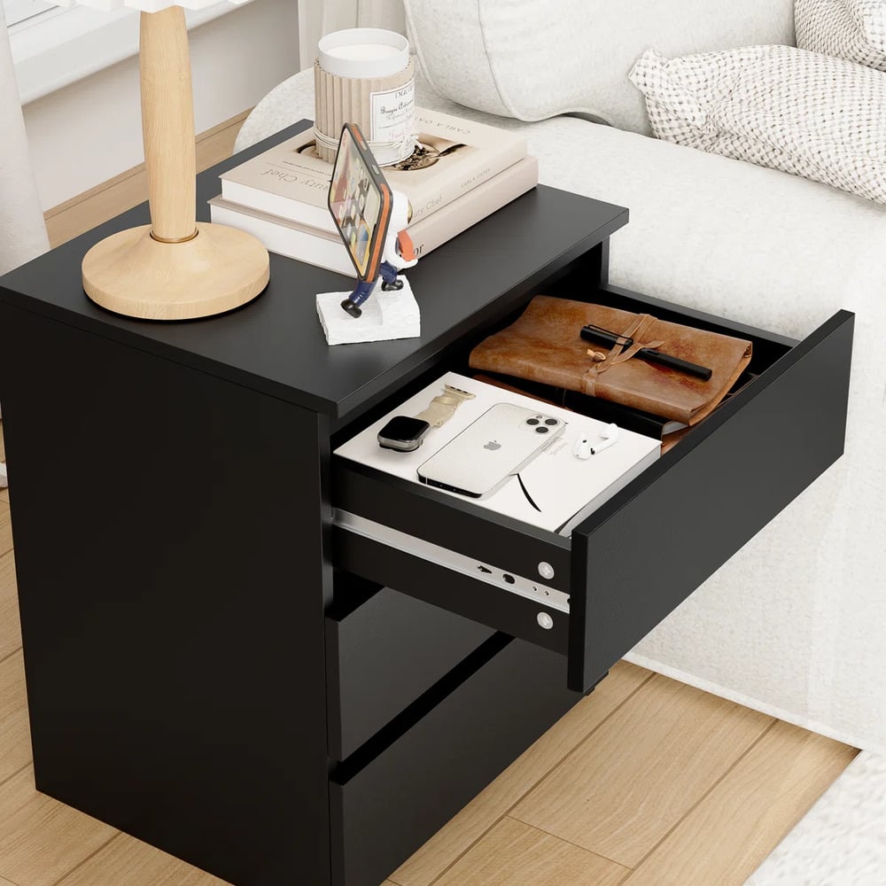 VELADOR MODERNO PIPER NEGRO RYR MUEBLES - 2