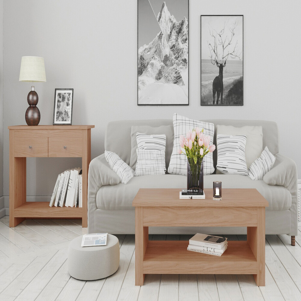 MESA CONSOLA MODERNO RILEY PANELA RYR MUEBLES - 3