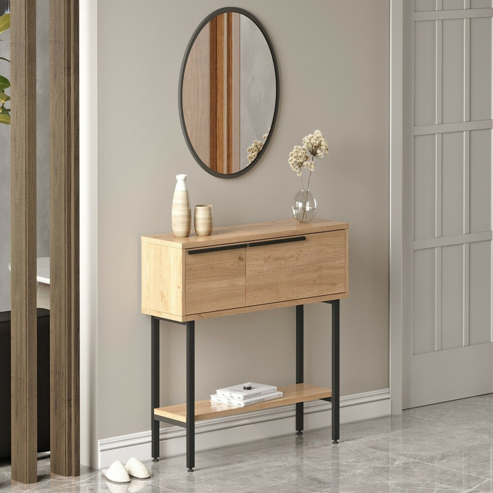 MESA CONSOLA MODERNO SABRINA PANELA RYR MUEBLES - 2
