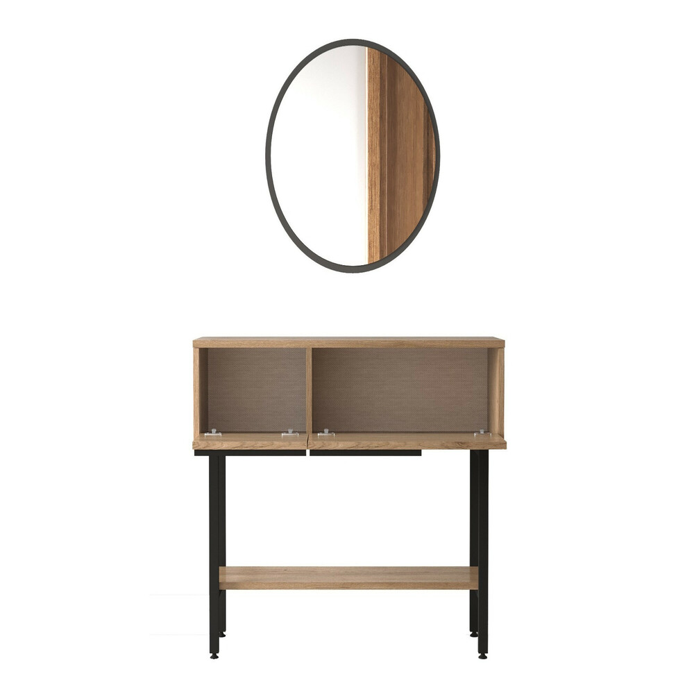 MESA CONSOLA MODERNO SABRINA PANELA RYR MUEBLES - 3
