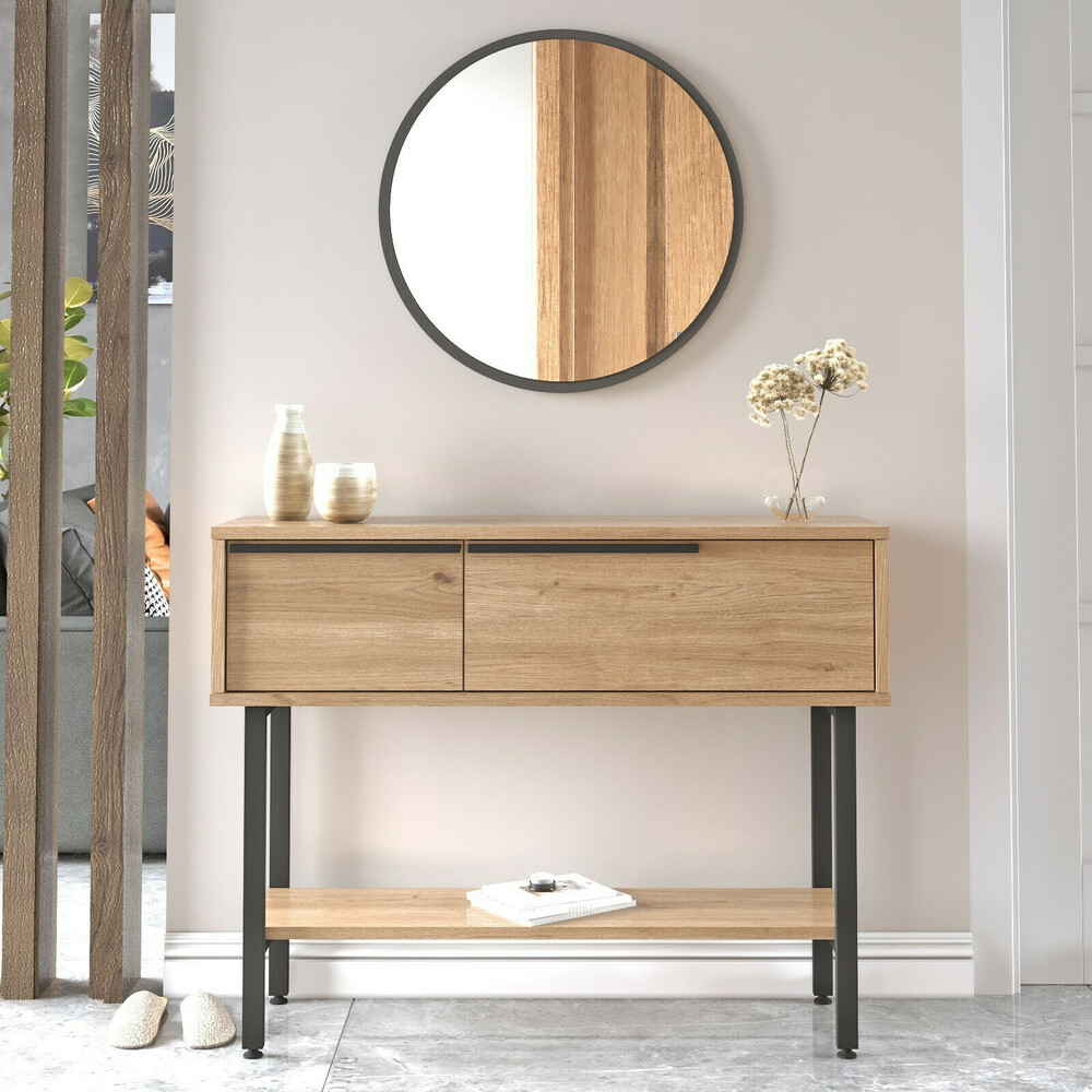 MESA CONSOLA MODERNO SABRINA PANELA RYR MUEBLES - 4