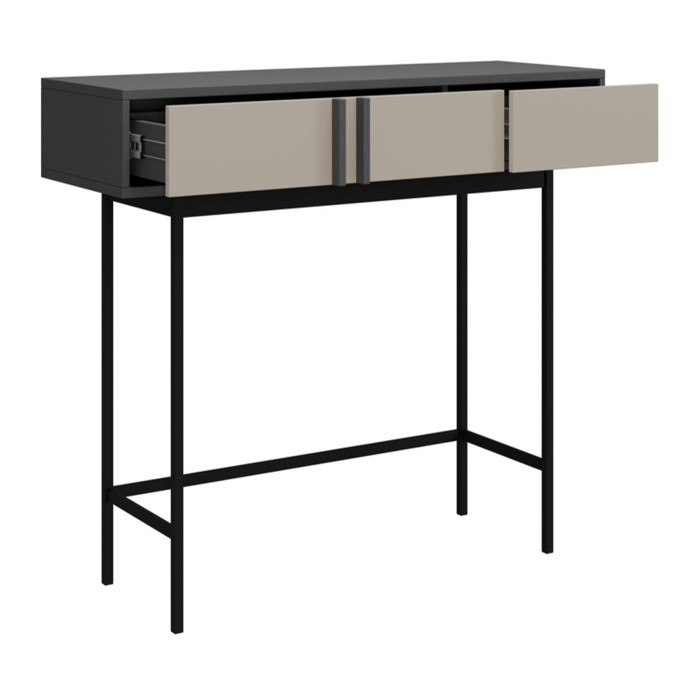 MESA CONSOLA MODERNO ANGIE PANELA Y NEGRO RYR MUEBLES - 2