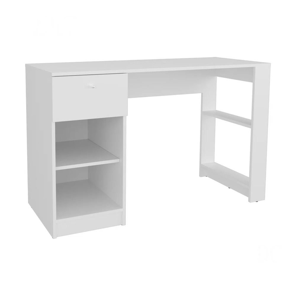 ESCRITORIO MODERNO NICOLAS 120 CM BLANCO RYR MUEBLES - 3