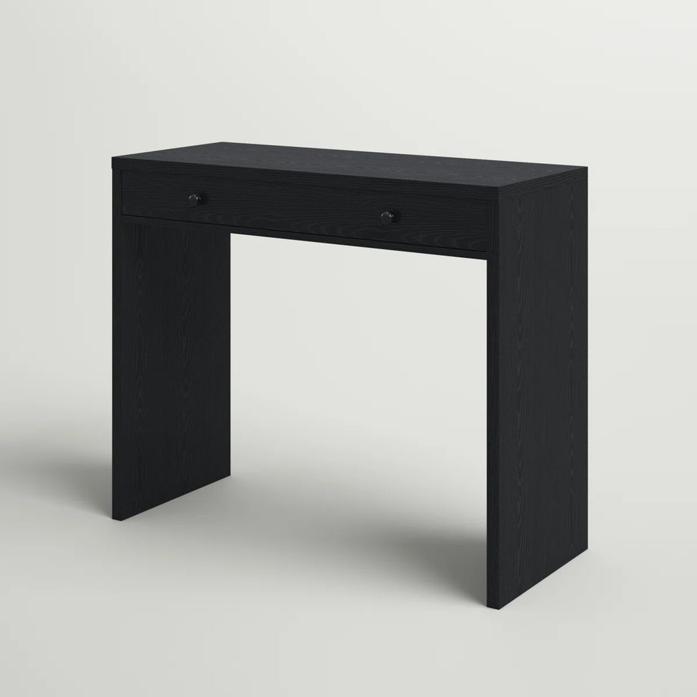 ESCRITORIO MODERNO ELVIRA 1 CAJÓN NEGRO RYR MUEBLES - 2