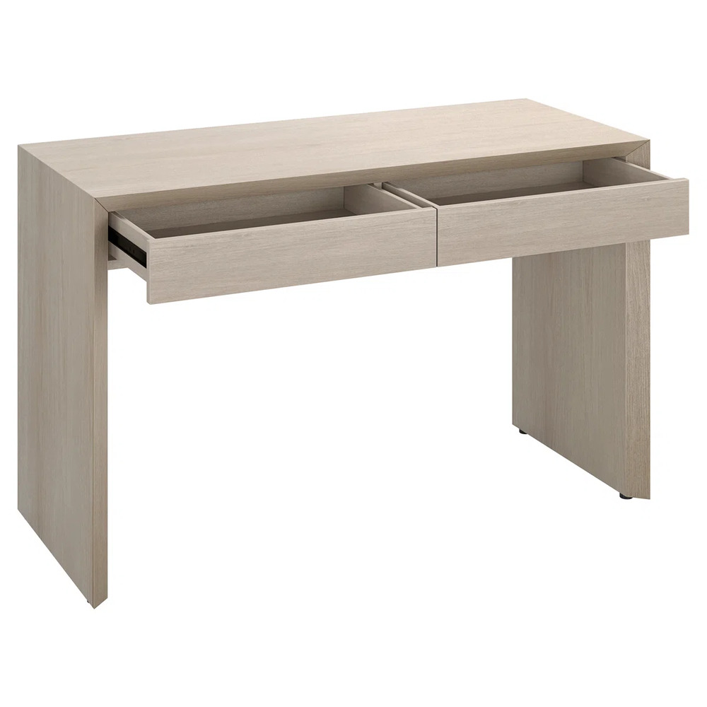 ESCRITORIO MODERNO GABRIELA 2 CAJONES NIEBLA RYR MUEBLES - 3