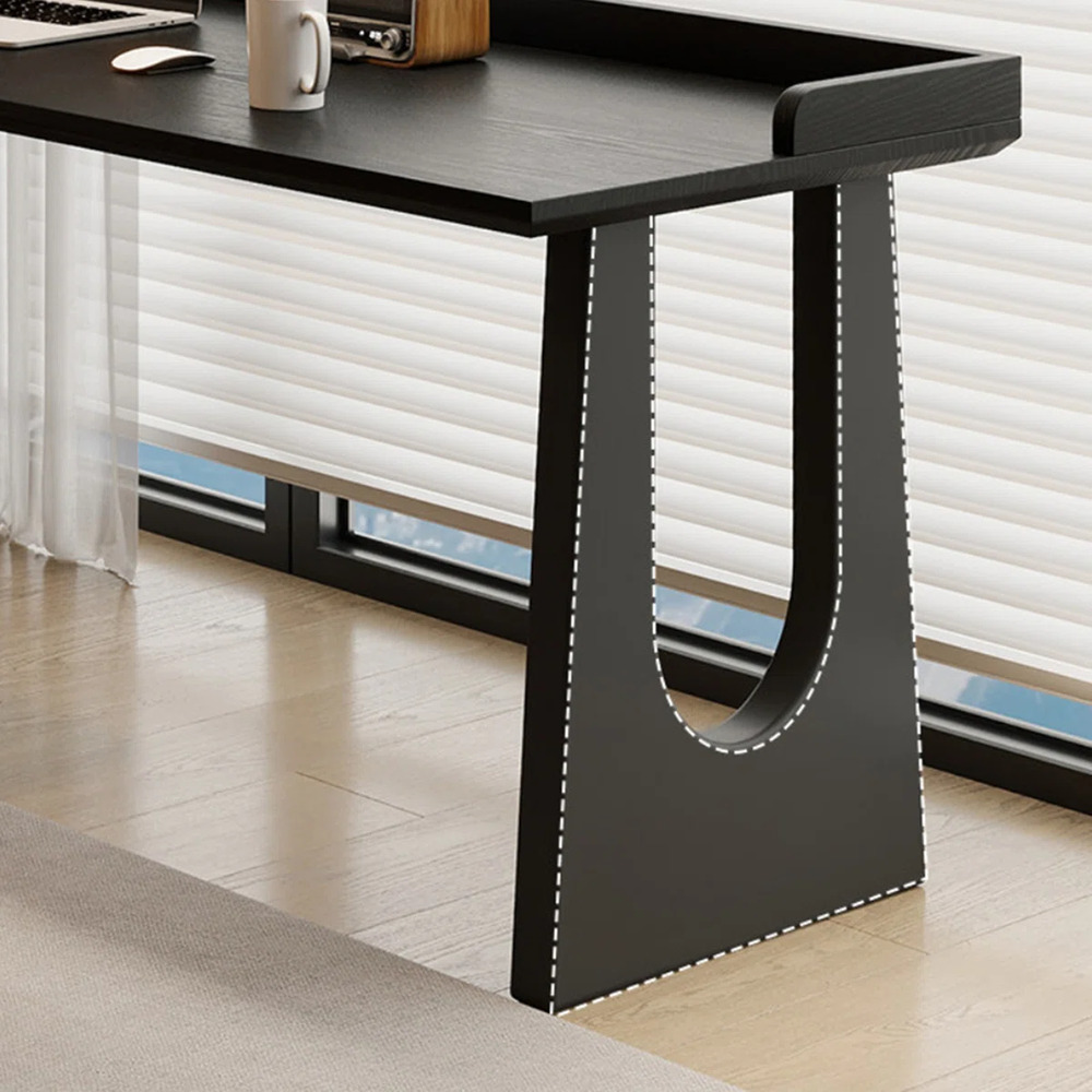 ESCRITORIO DE DISEÑO MODERNO MONIQUE 220 CM NEGRO RYR MUEBLES - 3