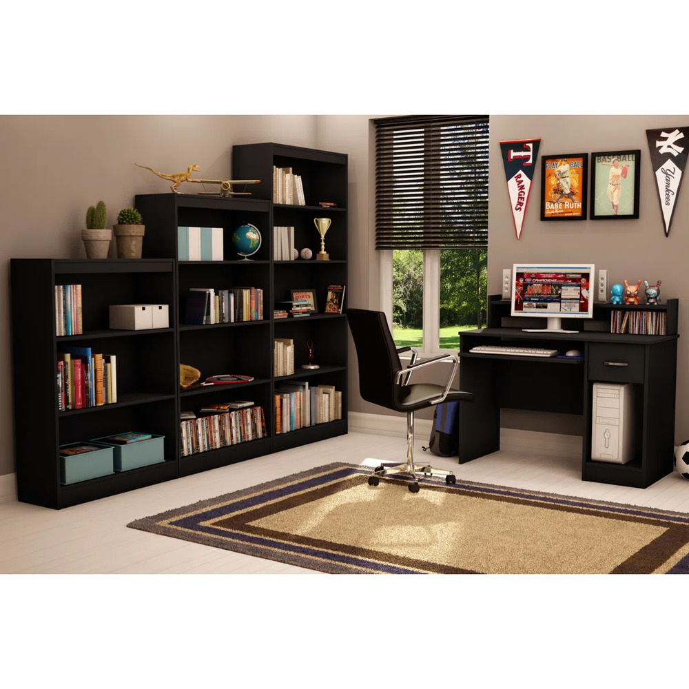 ESCRITORIO MODERNO DAG NEGRO RYR MUEBLES - 4