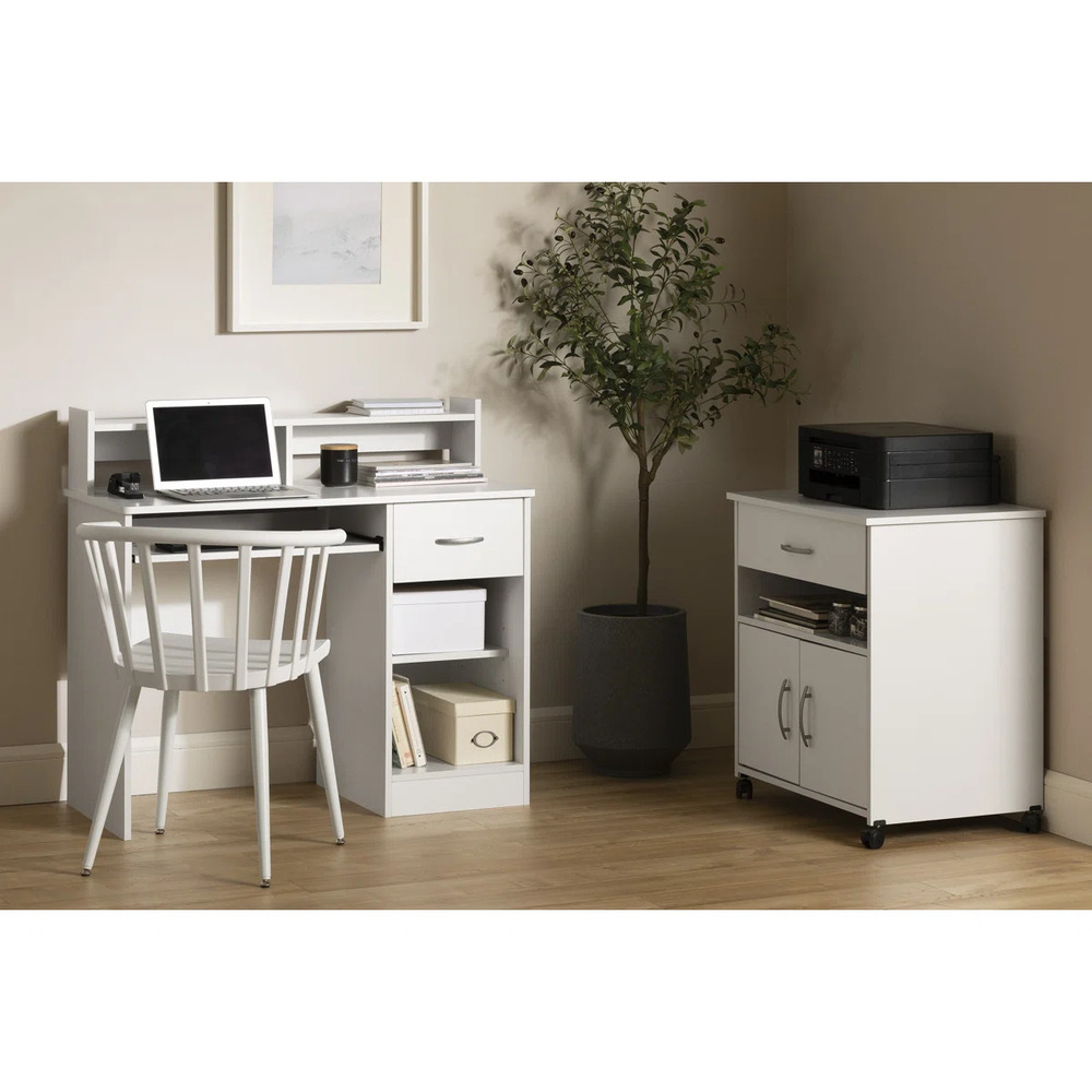 ESCRITORIO MODERNO DAG BLANCO RYR MUEBLES - 1