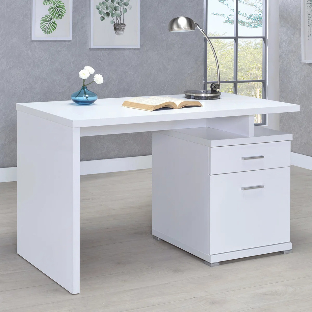 ESCRITORIO MODERNO RAYO BLANCO RYR MUEBLES - 3
