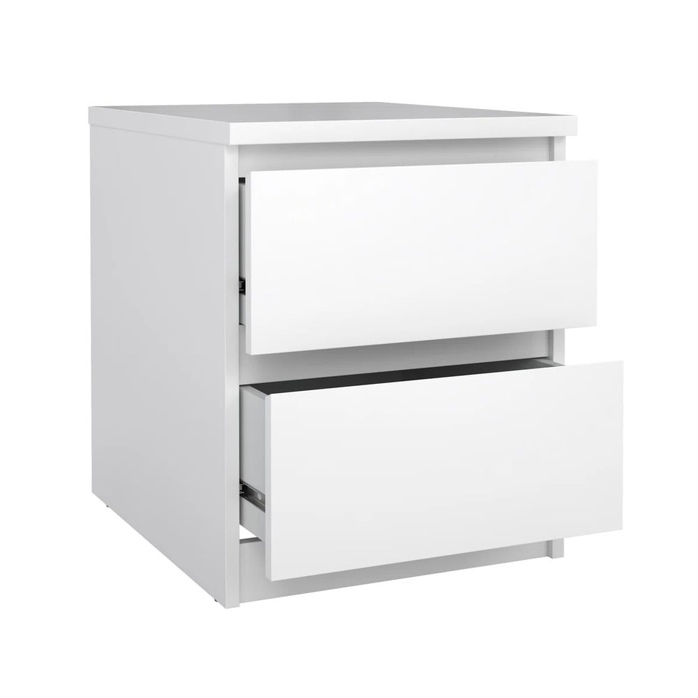 MESA DE NOCHE MODERNO KREE BLANCO RYR MUEBLES - 2