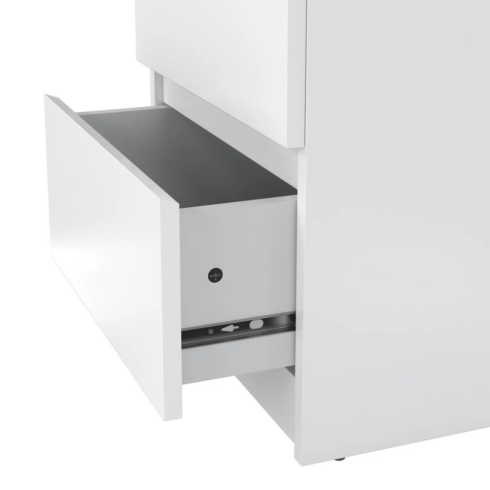MESA DE NOCHE MODERNO KREE BLANCO RYR MUEBLES - 4