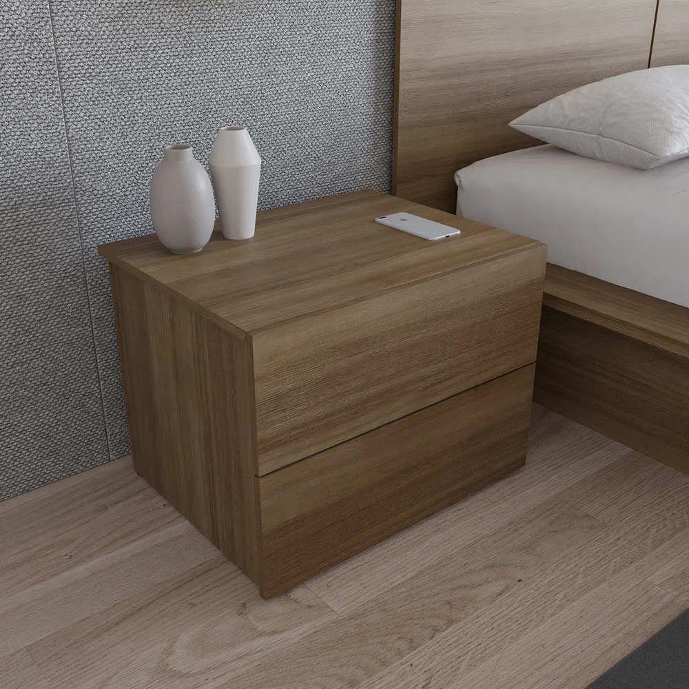 MESA DE NOCHE MODERNO ADAM PANELA RYR MUEBLES - 1