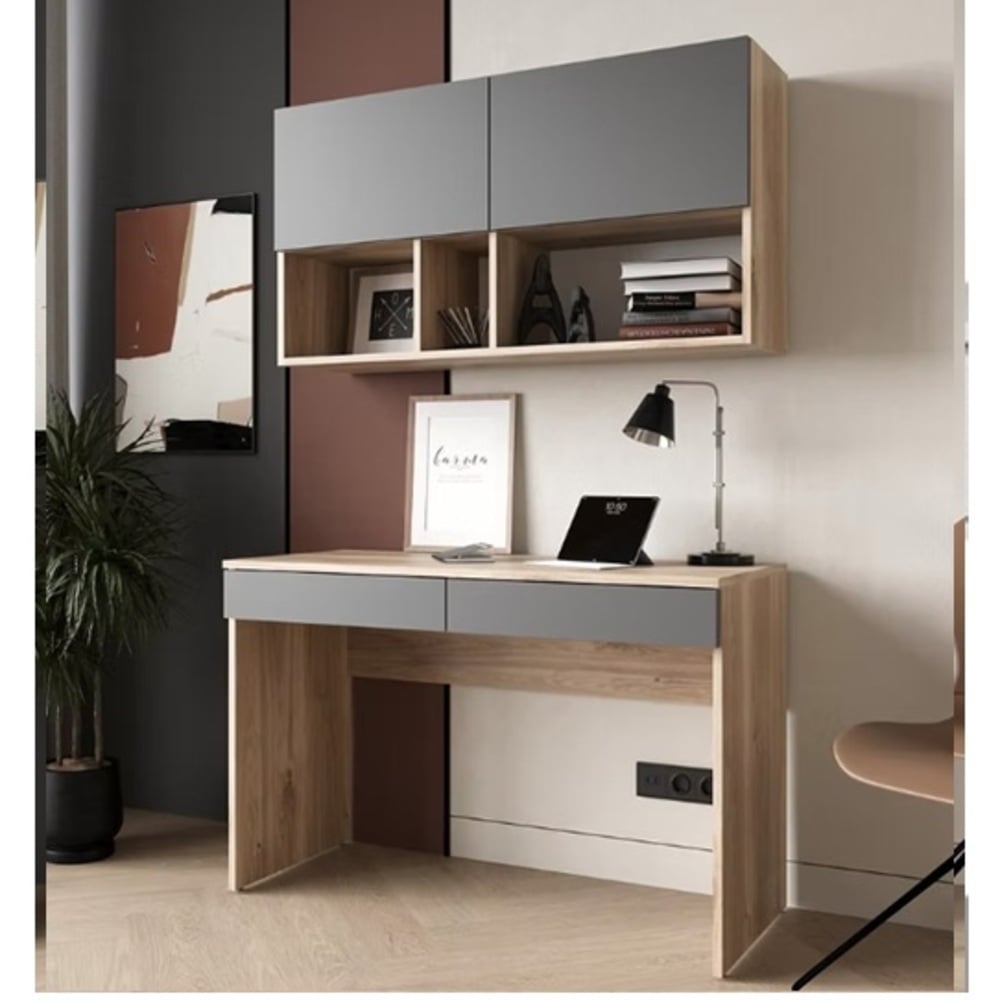 ESCRITORIO MODERNO SET AMELIA DUNA Y NEGRO RYR MUEBLES - 2