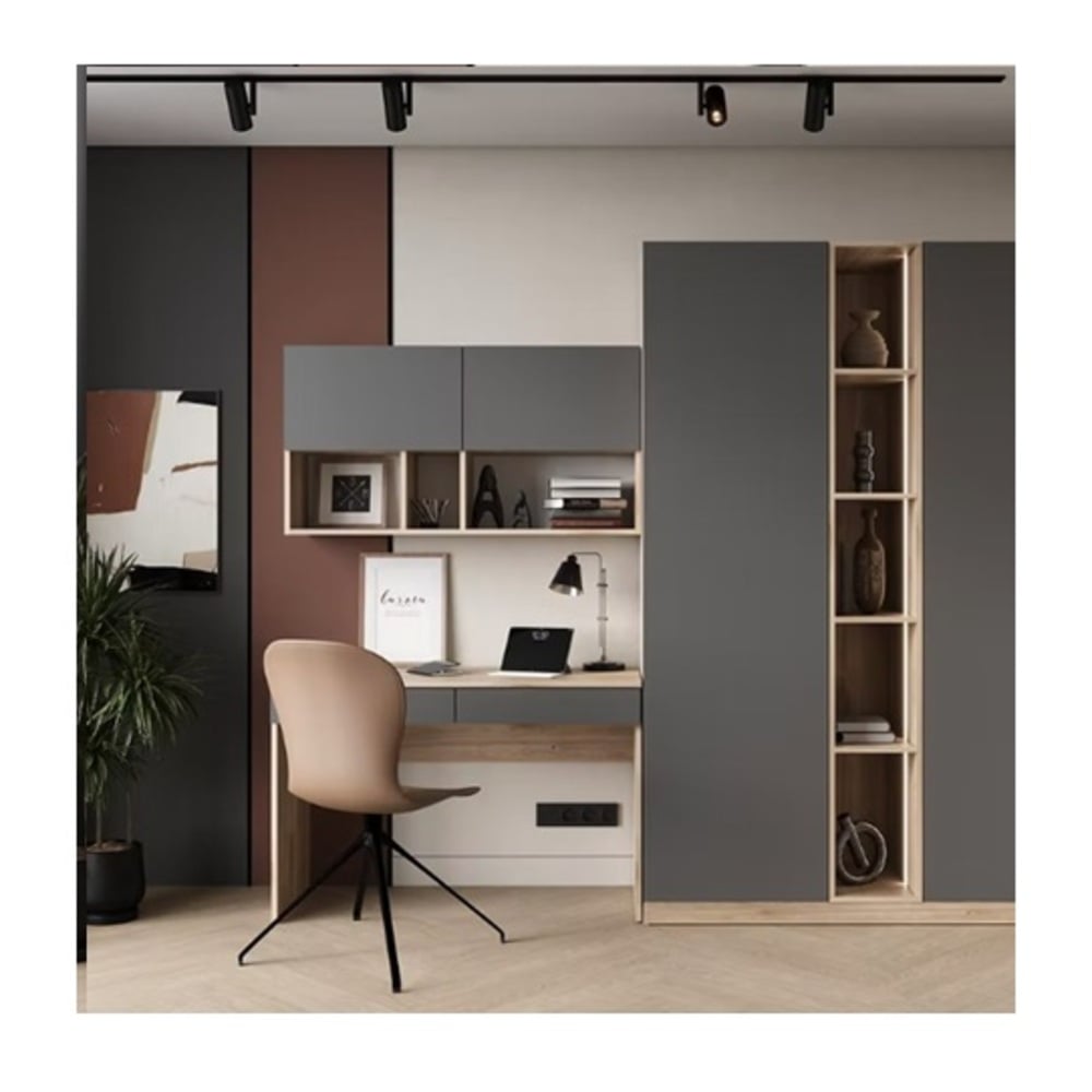 ESCRITORIO MODERNO SET AMELIA DUNA Y NEGRO RYR MUEBLES - 3