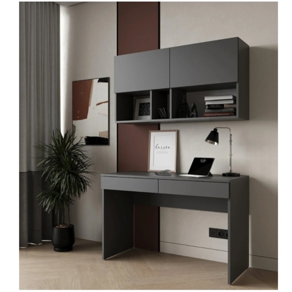ESCRITORIO MODERNO SET AMELIA NEGRO RYR MUEBLES - 3