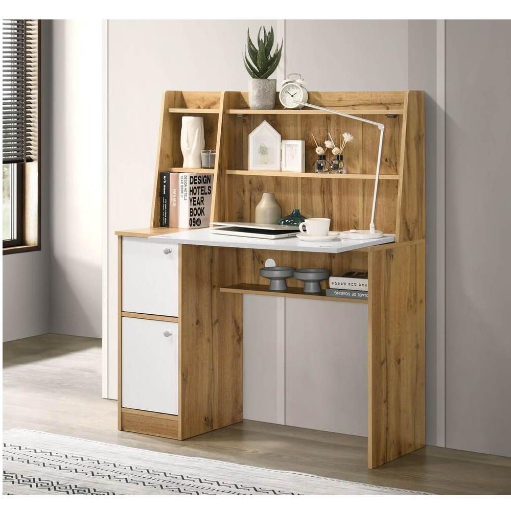 ESCRITORIO MODERNO BRANDON CON LUCES LED RYR MUEBLES - 2