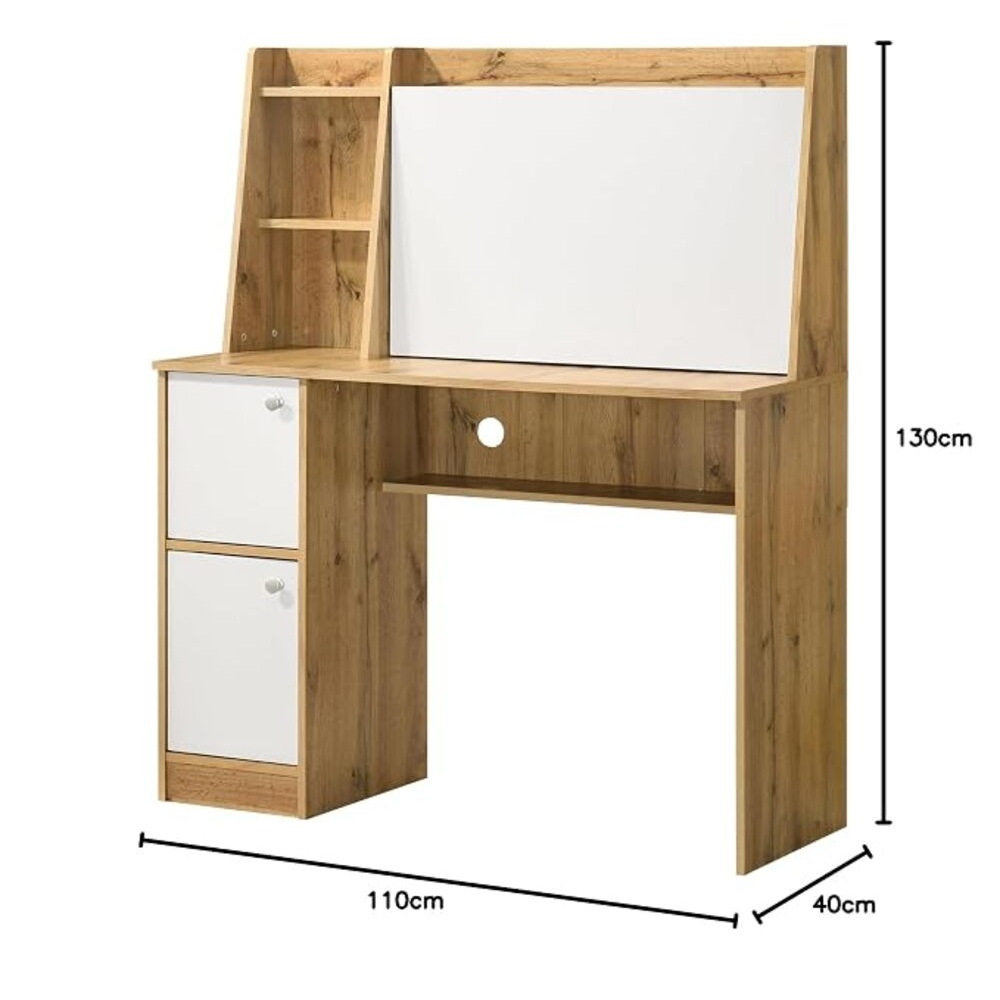 ESCRITORIO MODERNO BRANDON CON LUCES LED RYR MUEBLES - 3