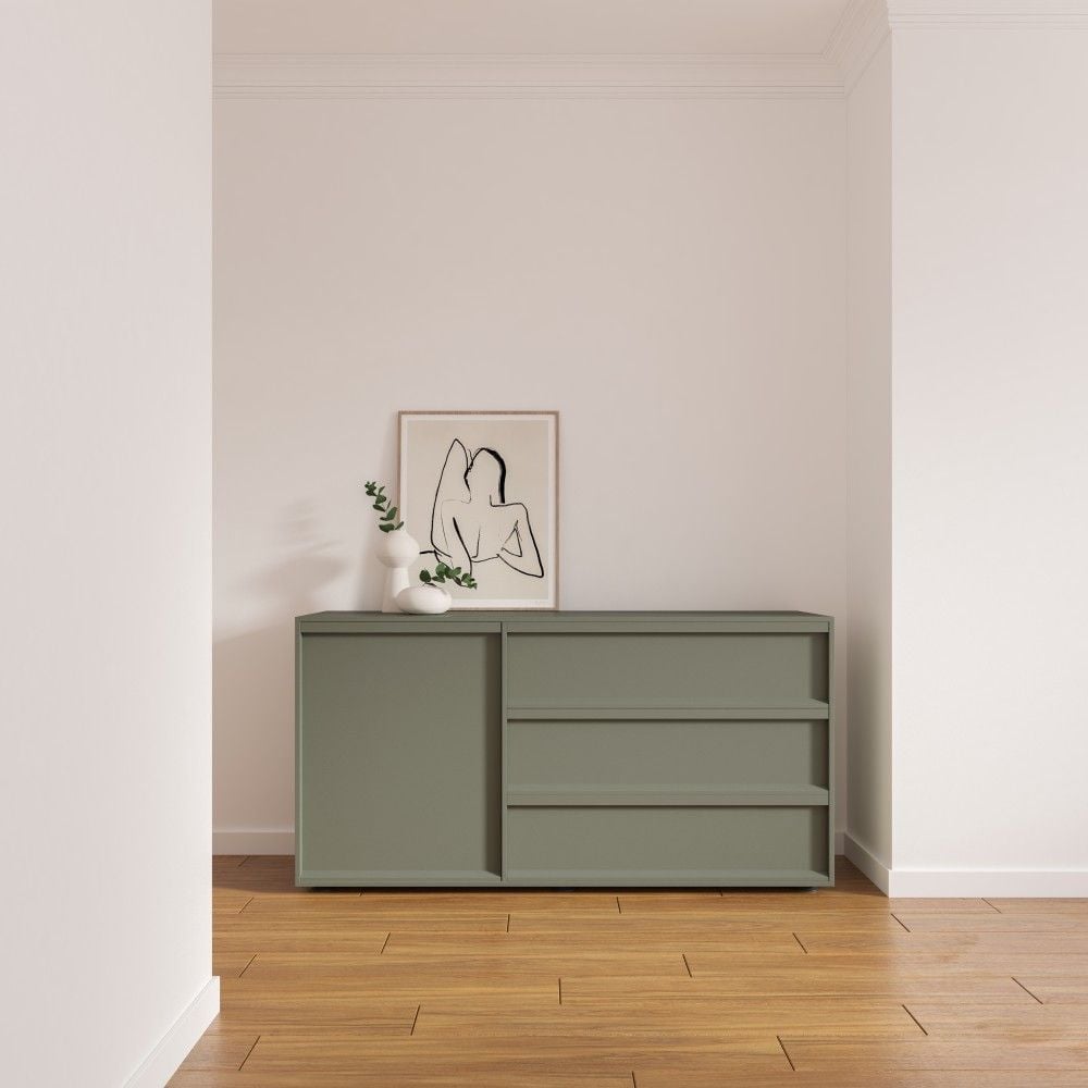 CÓMODA MINIMALISTA ROCUSSO AGAVE 130 CM RYR MUEBLES - 2