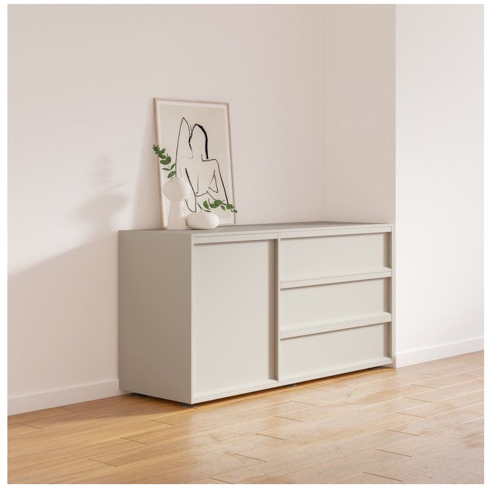 CÓMODA MINIMALISTA ROCUSSO CAPRI 130 CM RYR MUEBLES - 3
