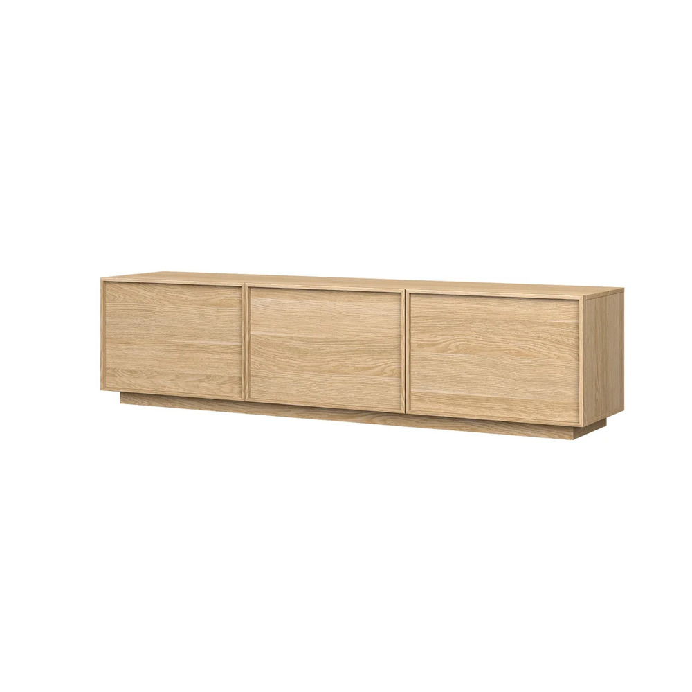 MESA DE TV MODERNA ZAVALA 3 PUERTAS DUNA RYR MUEBLES - 3