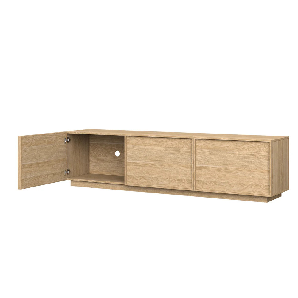 MESA DE TV MODERNA ZAVALA 3 PUERTAS DUNA RYR MUEBLES - 4