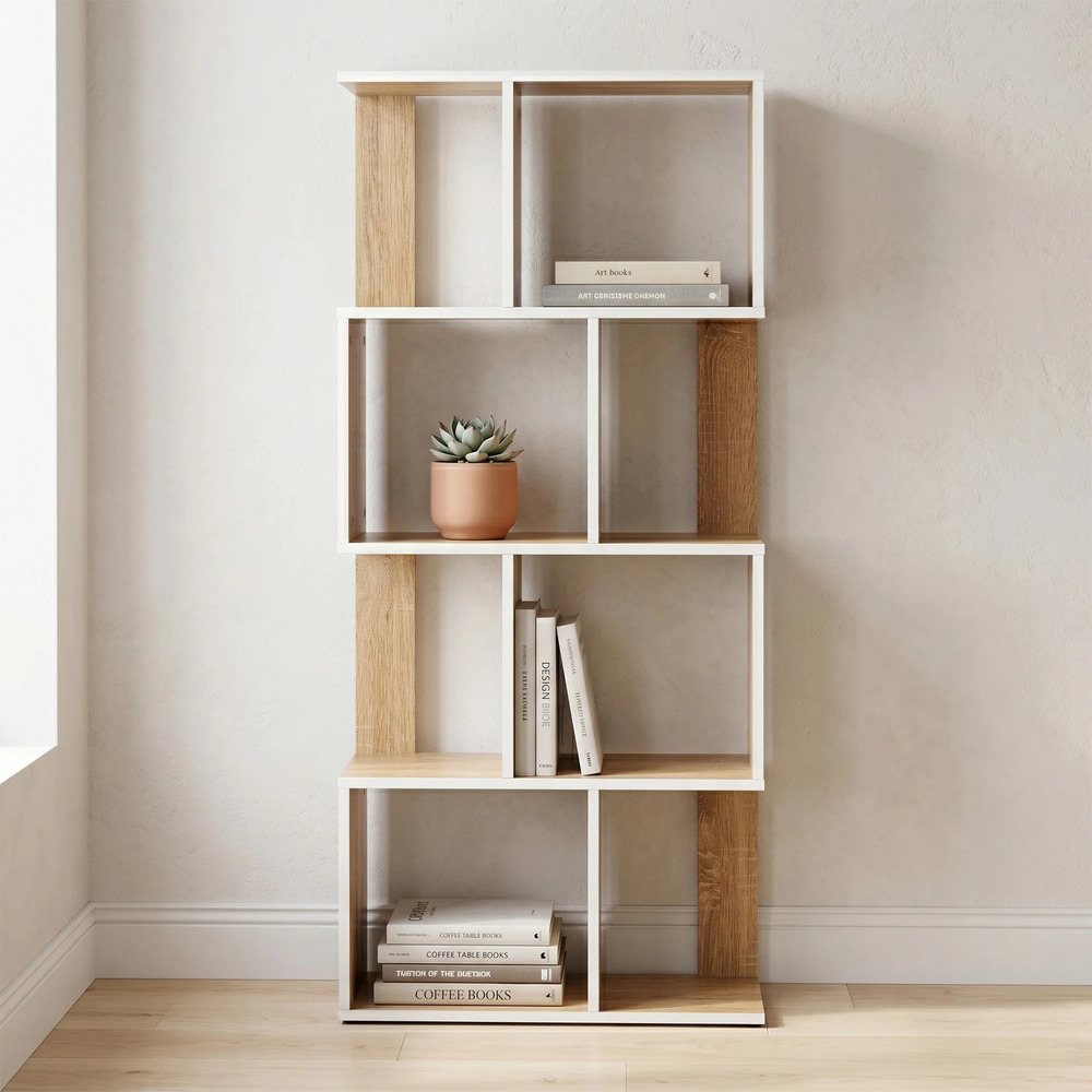 ESTANTE LIBRERO ABIERTO MINIMALISTIC DUNA RYR MUEBLES - 1