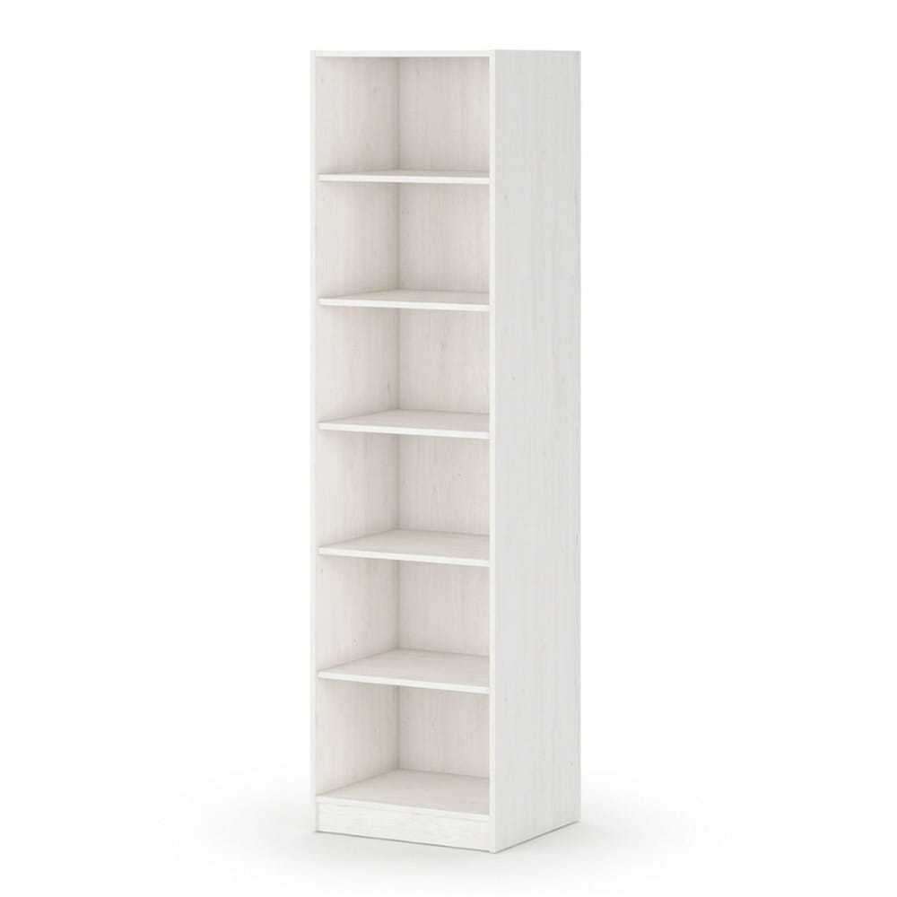 ESTANTE LIBRERO ABIERTO CAMILO 6 ESPACIOS BLANCO ALTO 208 CM RYR MUEBLES - 2
