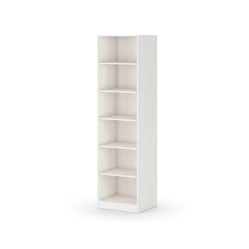 ESTANTE LIBRERO ABIERTO CAMILO 6 ESPACIOS BLANCO ALTO 208 CM RYR MUEBLES - 3