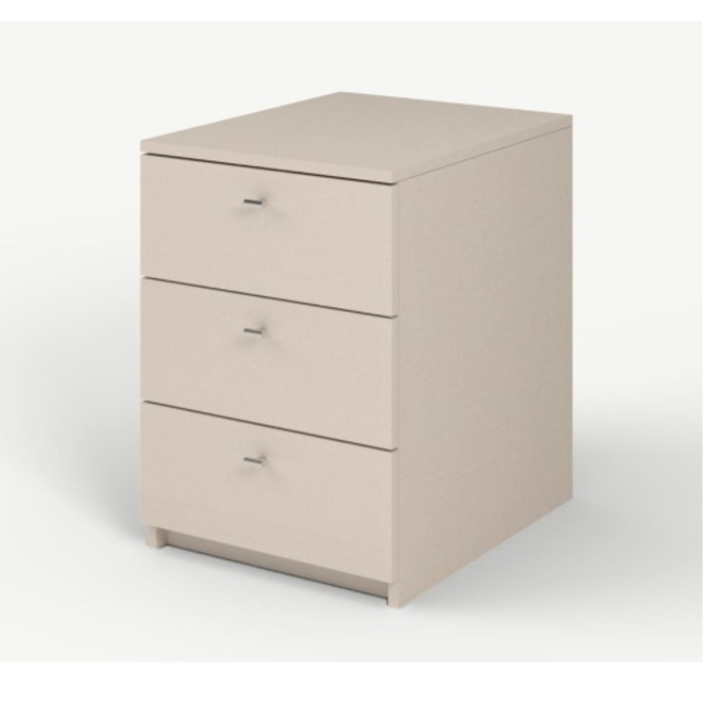 VELADOR MODERNO NEWYORKI 3 CAJONES CAPRI RYR MUEBLES - 2