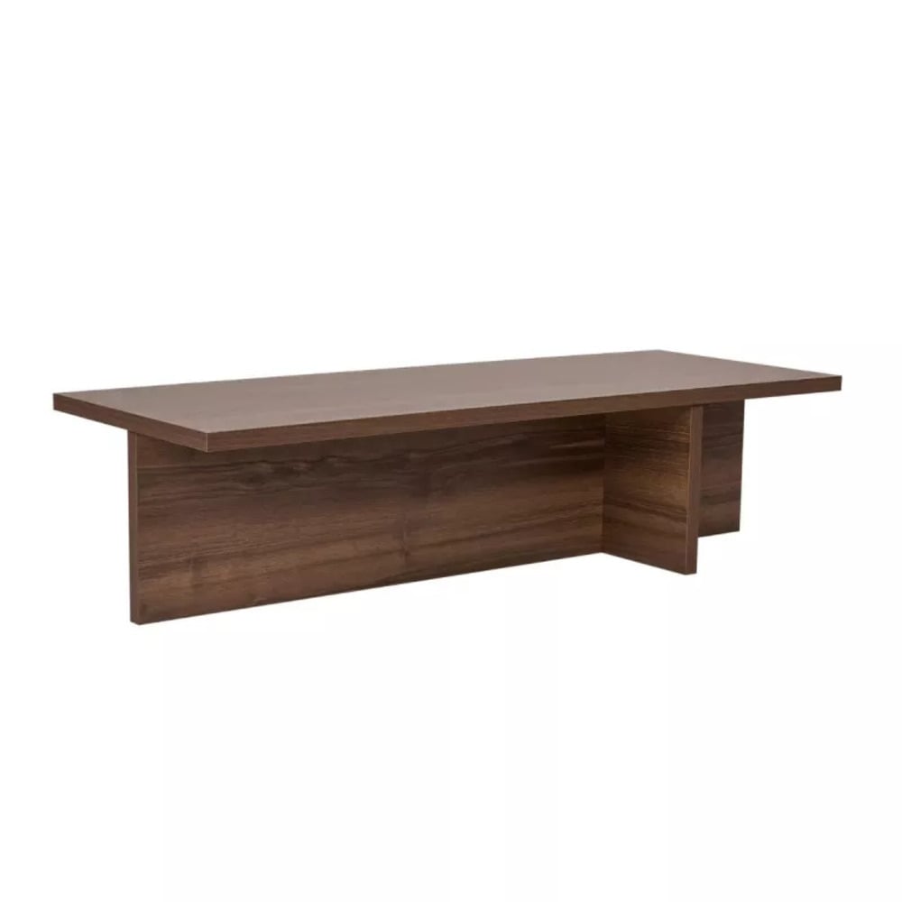 MESA DE CENTRO MODERNA HACHI MARRÓN RYR MUEBLES - 3