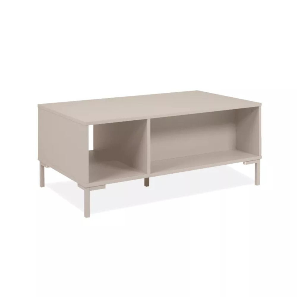 MESA DE CENTRO MODERNA BARILARI 2 CAJONES CAPRI RYR MUEBLES - 4