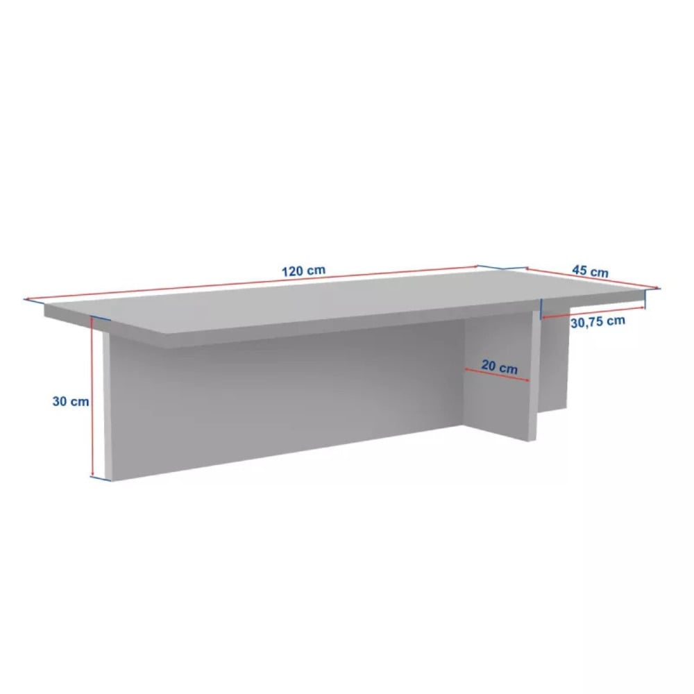 MESA DE CENTRO MODERNA HACHI TIVOLI RYR MUEBLES - 4