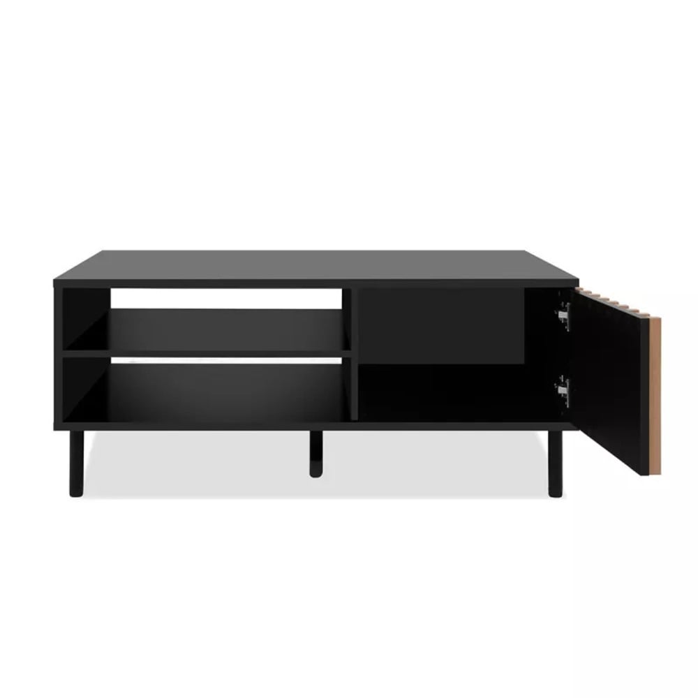 MESA DE CENTRO MODERNA MARINA NEGRO RYR MUEBLES - 3