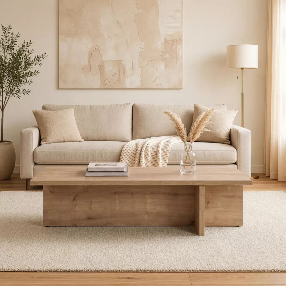 MESA DE CENTRO MODERNA HACHI DUNA RYR MUEBLES - 2