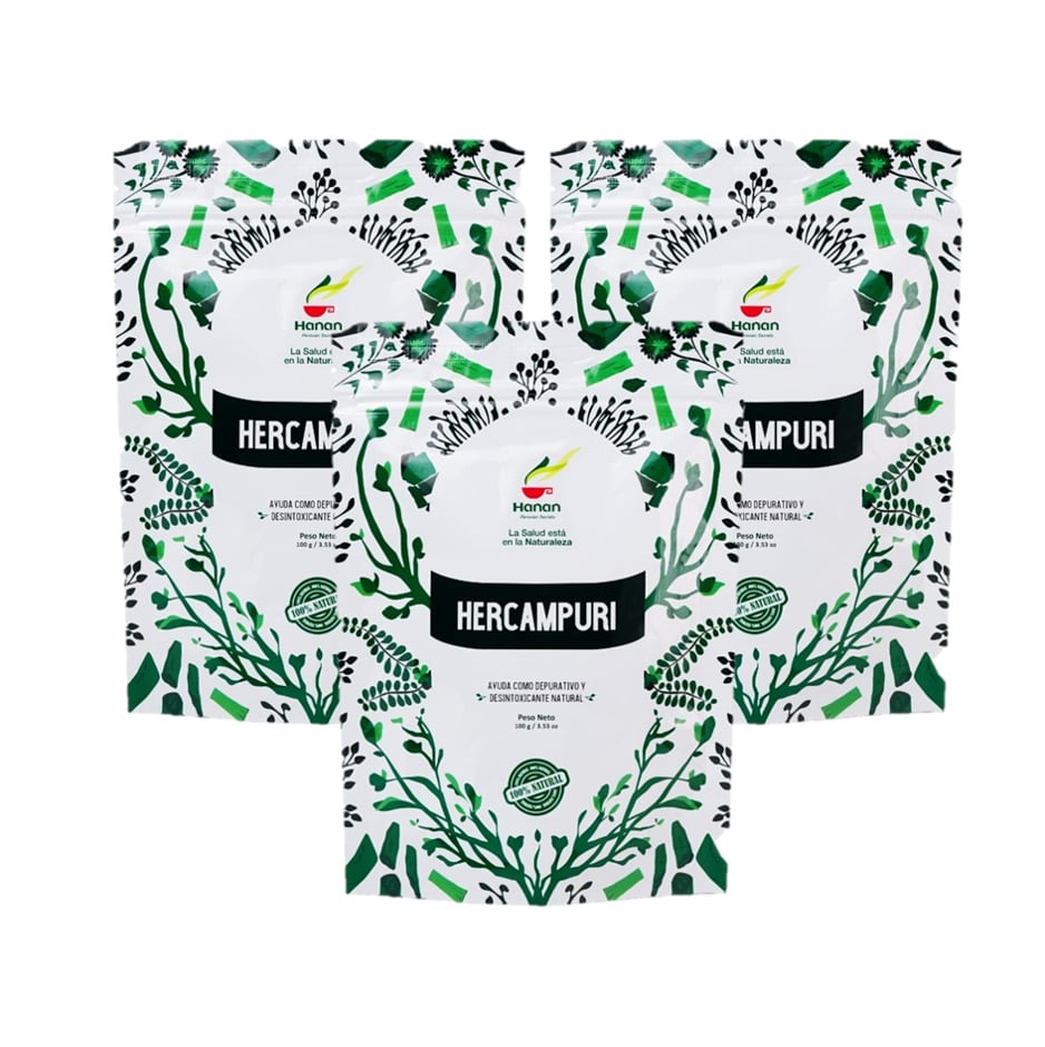 INFUSIÓN HANAN PERUVIAN SECRETS PACK 3 HERCAMPURI 100 G - 1