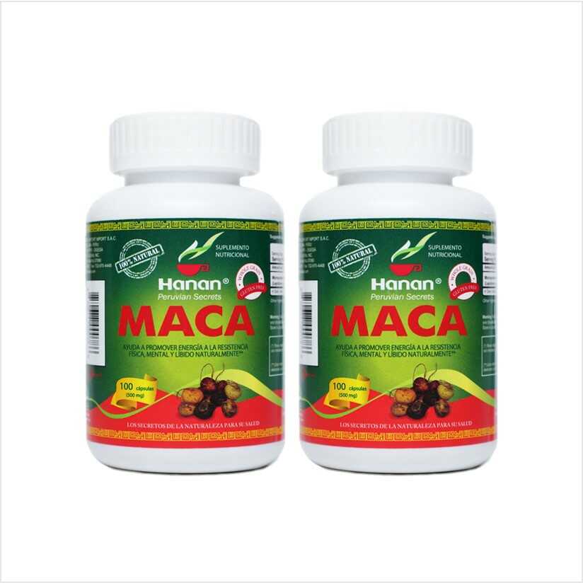 MACA CÁPSULAS HANAN DUOPACK 100 UND - 1