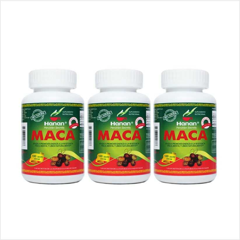 MACA CÁPSULAS HANAN TRIPACK 100 UND - 1