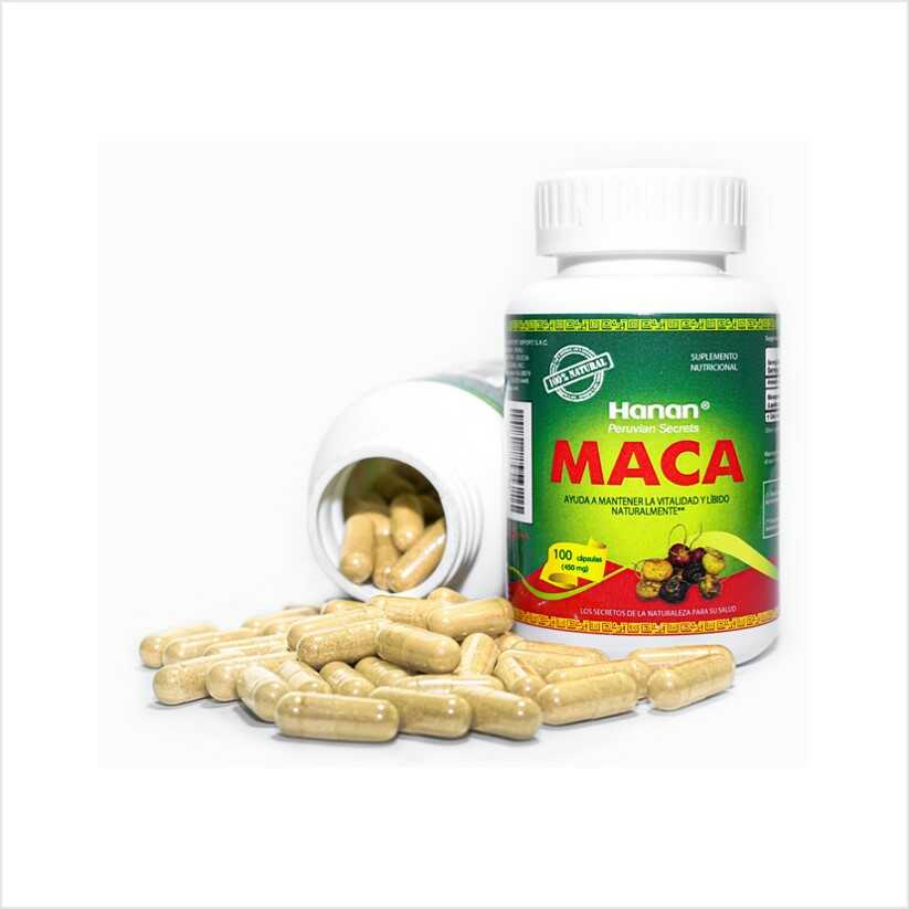 MACA CÁPSULAS HANAN TRIPACK 100 UND - 2