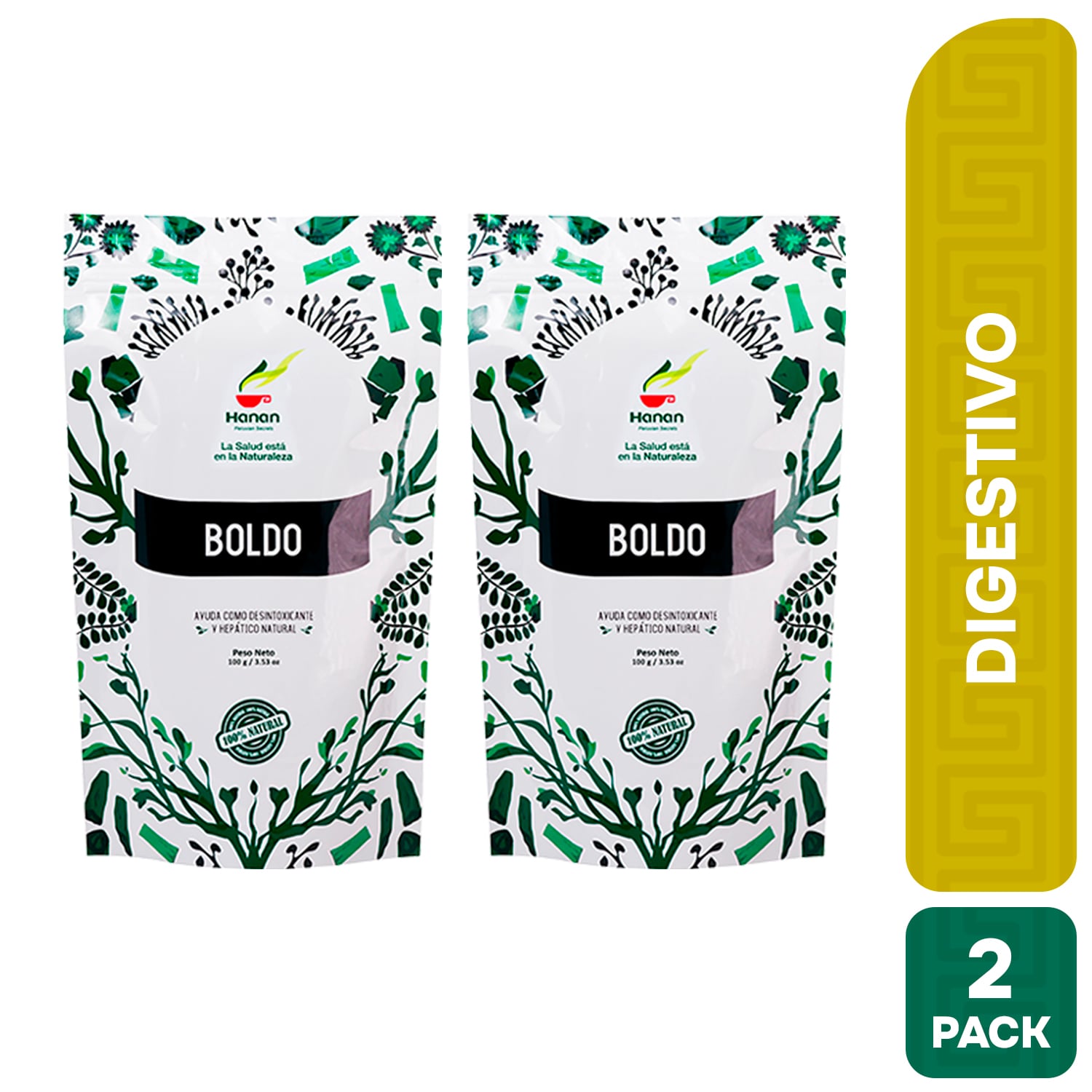 INFUSIÓN BOLDO HANAN 100 GR PACK X2 - 1