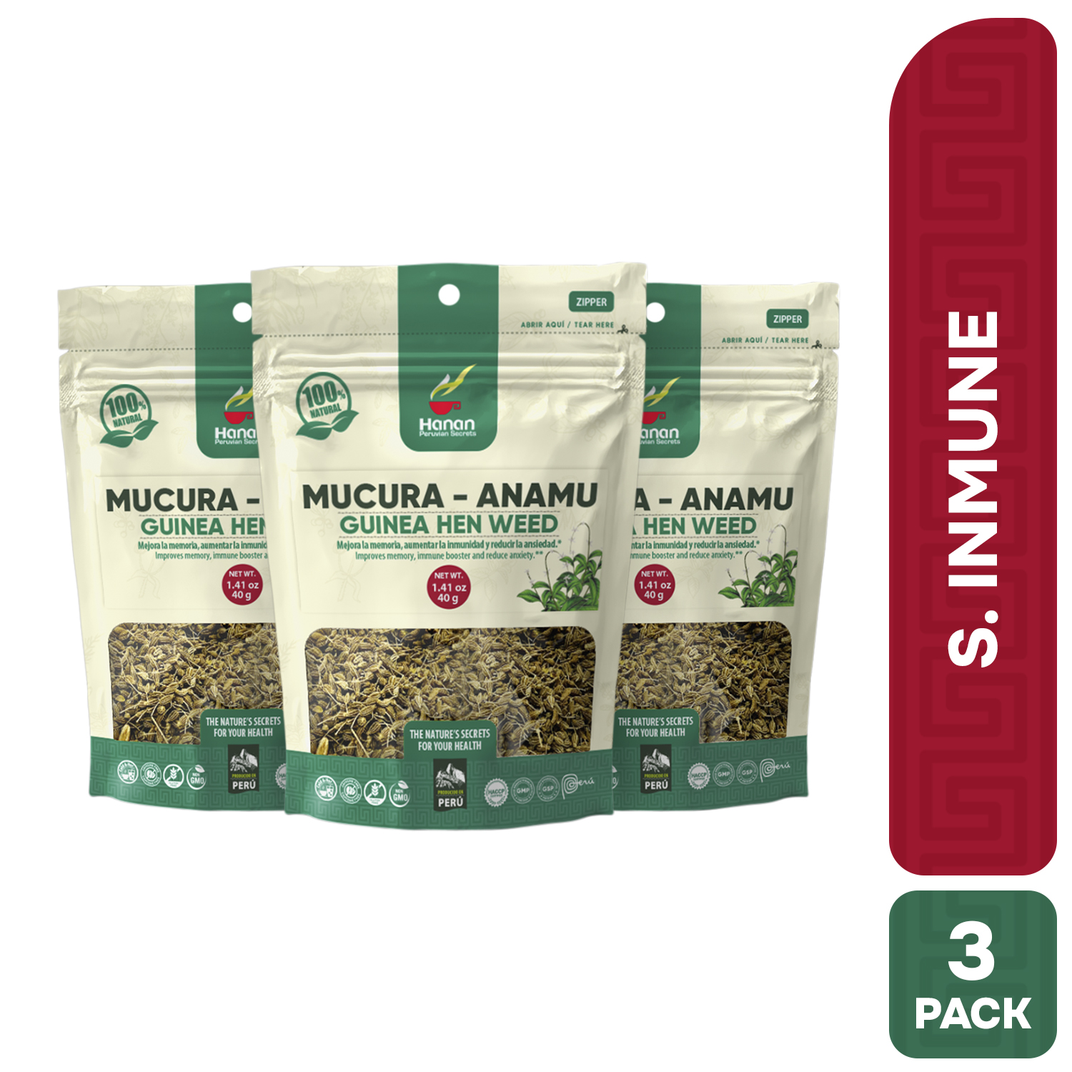 INFUSIÓN MUCURA HANAN TRIPACK 40 GR - 1