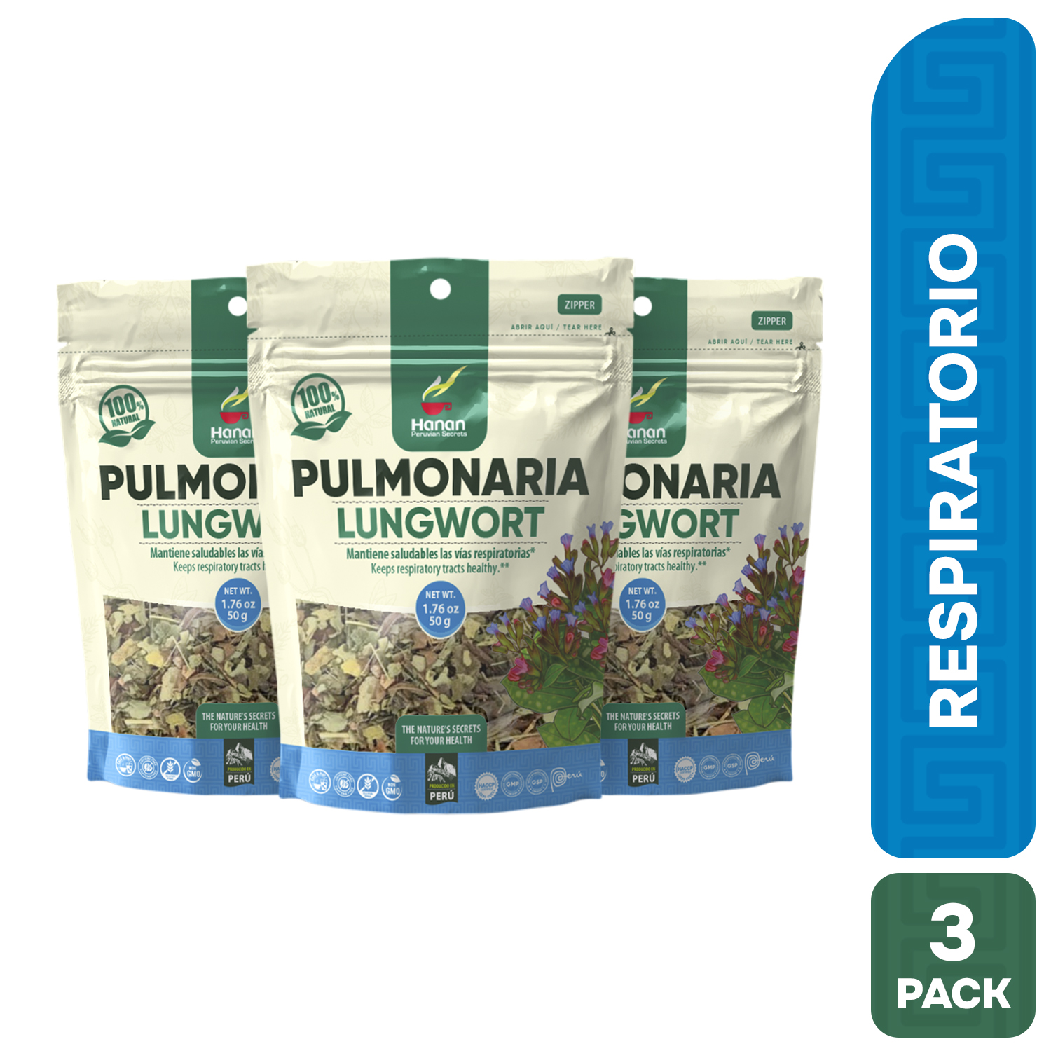 INFUSIÓN PULMONARIA HANAN TRIPACK 50 GR - 1