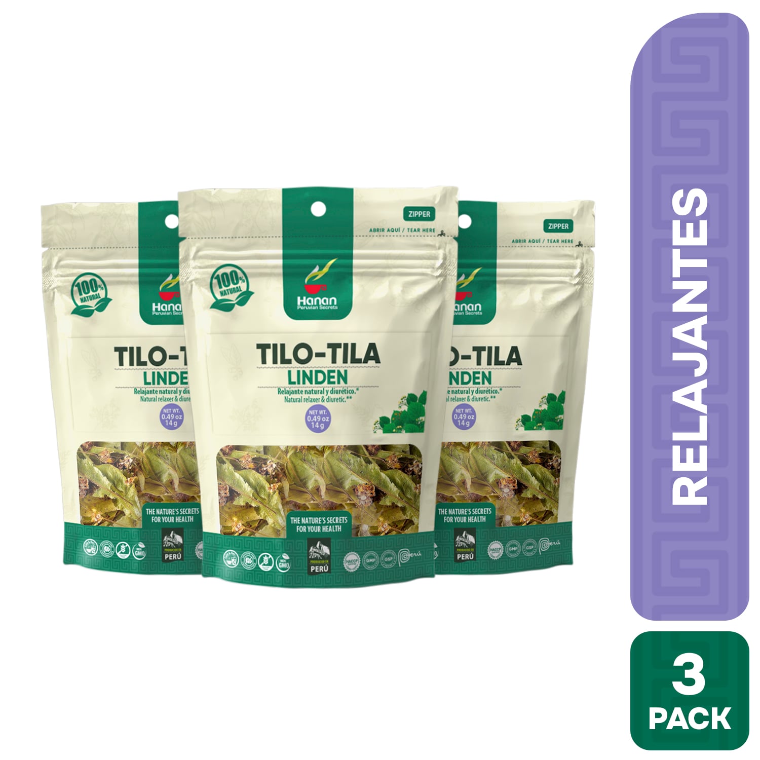 INFUSIÓN TILO HANAN TRIPACK 14 GR - 1